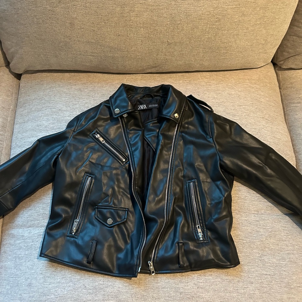 Brand new Zara leather jacket!